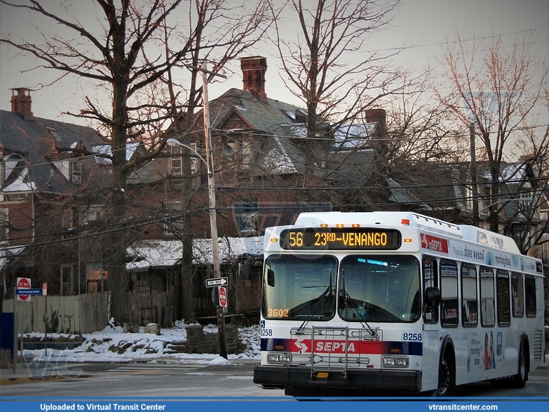 SEPTA 8258 on route 56
Photo Taken at 23rd-Venango Loop
