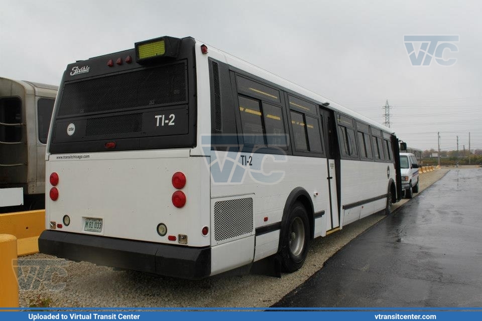 90s transport 初期 CTA Workbus - 1990 Flxible Metro B Prototype (T1-2) - VTC