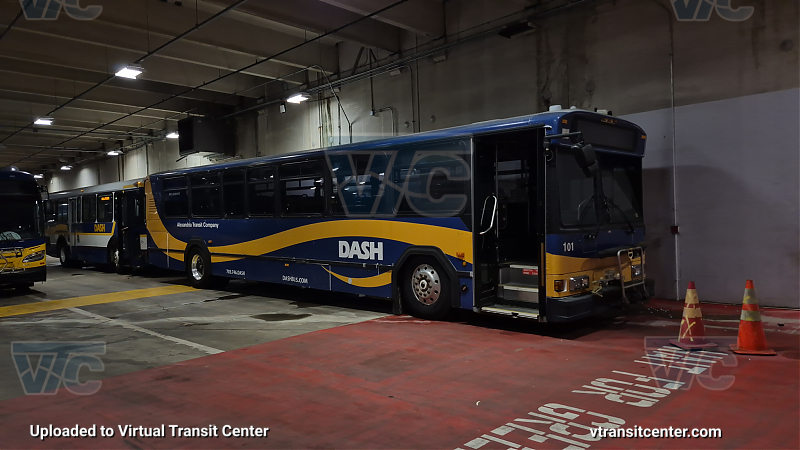 Gillig Phantom #101 at the Dash Facility
Museum bus 
