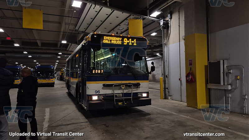 2007 Orion 5 #96 at the Dash Facility 
Museum bus 
