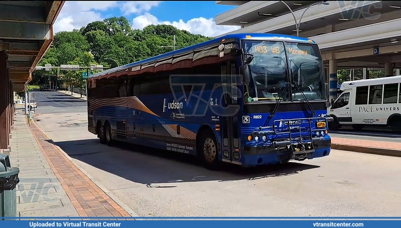 Hudson Link R822 on H03
H03 WB to Monsey
Prevost X3-45 
White Plains TransCenter Garage - Morris St, White Plains, NY
