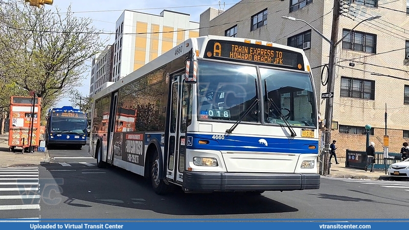 MTA New York City 4660 on an A train shuttle
A train shuttle 

