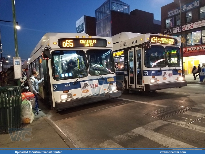 MTA New York City 653 and 606
Route Q65 (653) Route Q34 (606)
New Flyer C40LF
