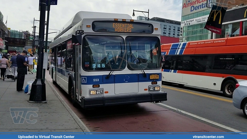 MTA New York City 553
Essential Workers 
New Flyer C40LF
