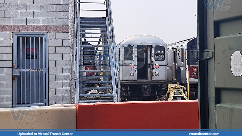 R127-134 train in yard 
