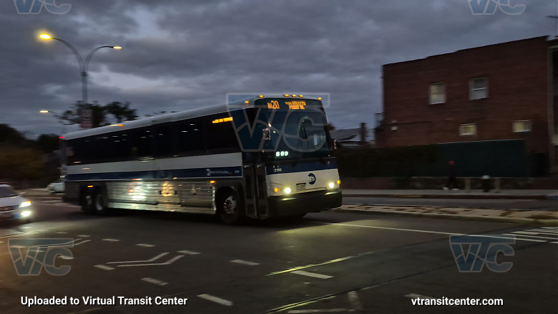MTA Bus Company #2196 on the QM20
Ex-NJ Transit #7103 
