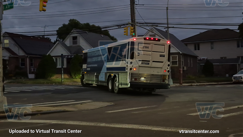 MTA Bus Company #2196 on the QM20
Ex-NJ Transit #7103 

