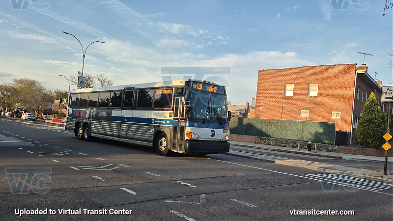 MTA Bus Company #2267 on the QM20 Super Express 
MTA Bus Company #2267 on the QM20 Super Express 
