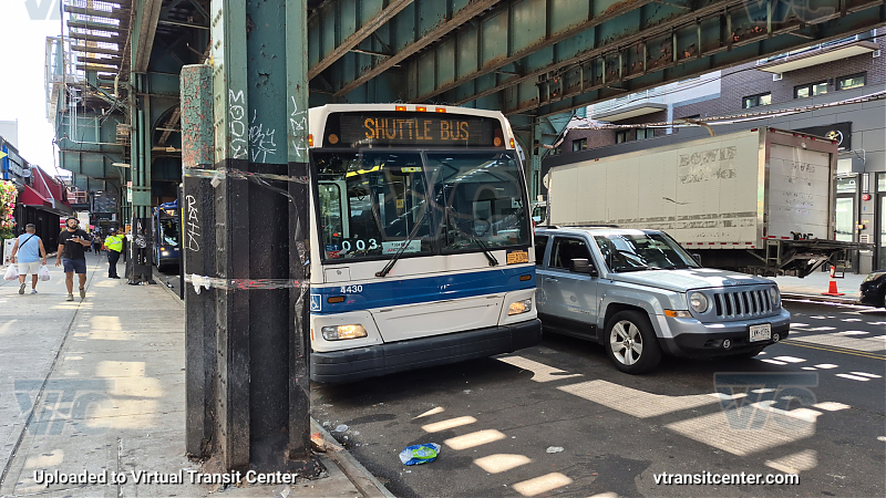New York City Transit Bus #4430 on the T324 7 shuttle
New York City Transit Bus #4430 on the T324 7 shuttle
