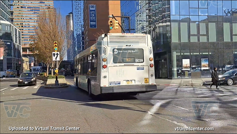 MTA New York City 8039 on the 7 shuttle 
2011 Nova LFS #8039 on the 7 shuttle 
