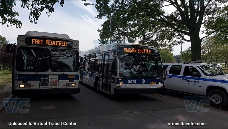 MTA New York City 8079 on the Dragon Boat Shuttle 
Route Q127 Dragon Boat Shuttle
