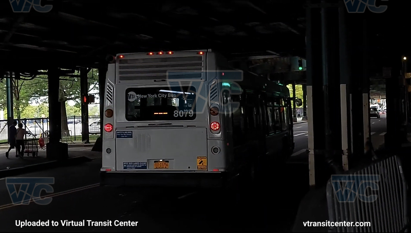 MTA New York City 8079 on the Dragon Boat Shuttle 
Route Q127 Dragon Boat Shuttle

