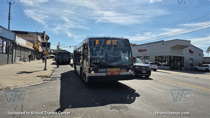 New York City Transit #8068 on the A shuttle 
New York City Transit #8068 on the A shuttle 
