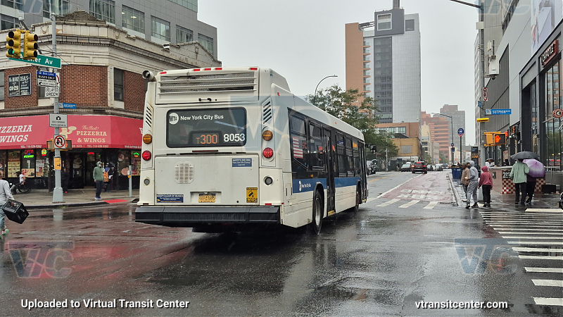 New York City Transit #8053 on the T300 E shuttle 
New York City Transit #8053 on the T300 E shuttle 
