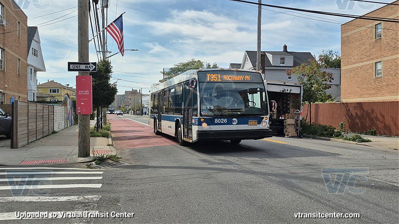 New York City Transit #8026 on the T351 Rockaway Park Shuttle 
New York City Transit #8026 on the T351 Rockaway Park Shuttle 
