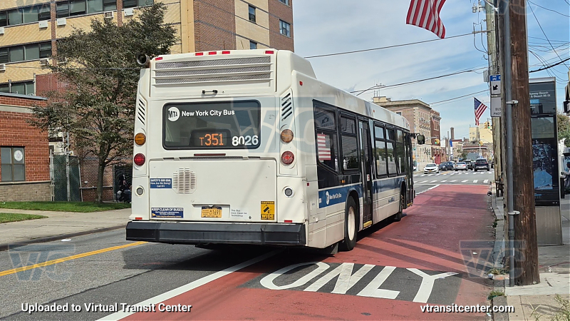 New York City Transit #8012 on the T351 Rockaway Park Shuttle 
New York City Transit #8012 on the T351 Rockaway Park Shuttle 
