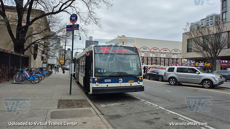 New York City Transit #8470 on the T117 2 shuttle 
New York City Transit #8470 on the T117 2 shuttle 
