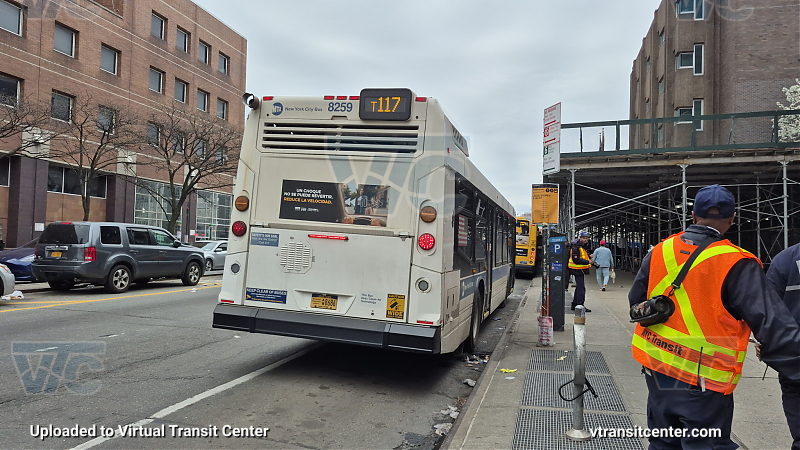 New York City Transit #8470 on the T117 2 shuttle 
New York City Transit #8470 on the T117 2 shuttle 
