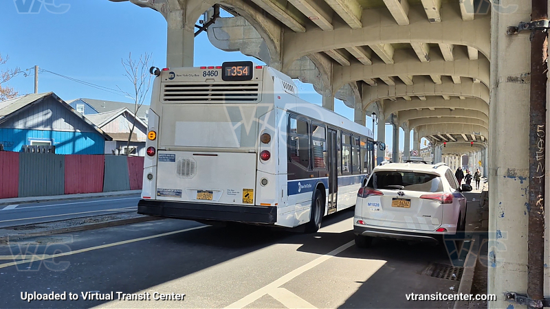 New York City Transit #8460 on the T354 A shuttle 
New York City Transit #8460 on the T354 A shuttle 
