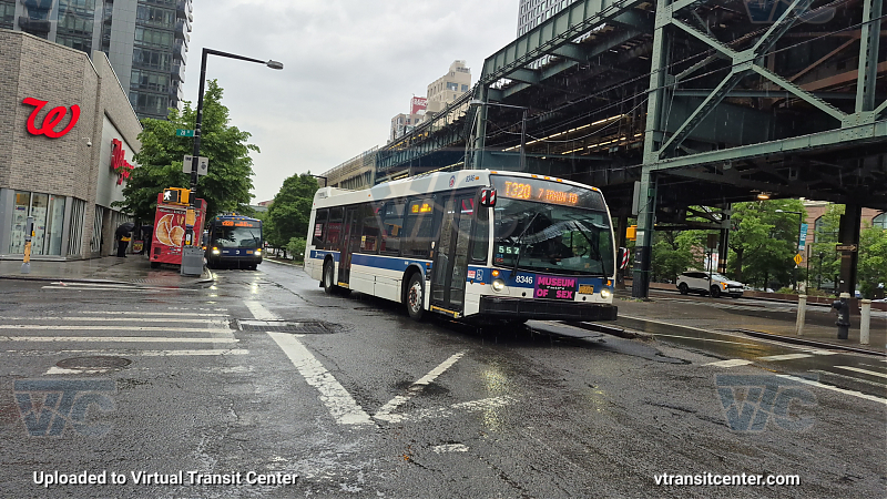 New York City Transit #8346 on the T320 7 shuttle 
New York City Transit #8346 on the T320 7 shuttle 
