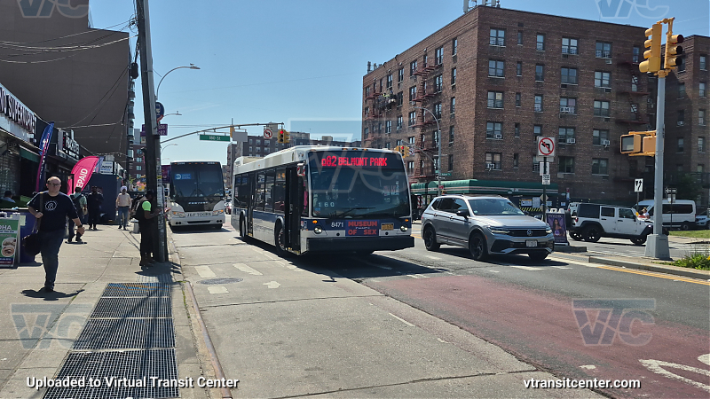 New York City Transit #8471 on the Q82
New York City Transit #8471 on the Q82
