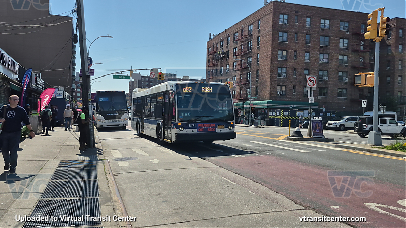 New York City Transit #8471 on the Q82
New York City Transit #8471 on the Q82
