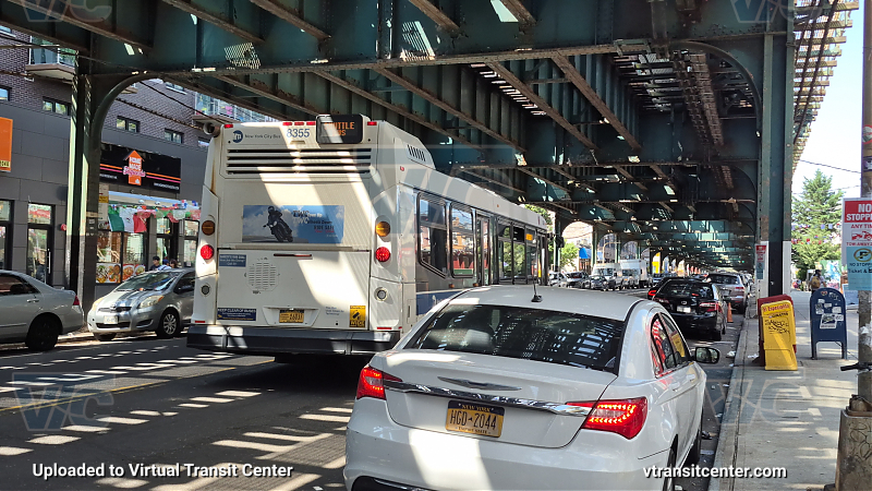 New York City Transit #8355 on the T324 7 shuttle 
New York City Transit #8355 on the T324 7 shuttle 

