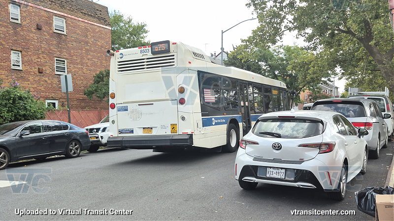 2015 Nova LFS #8503 on the Q75
2015 NFI Nova LFS #8503 on the Q75
