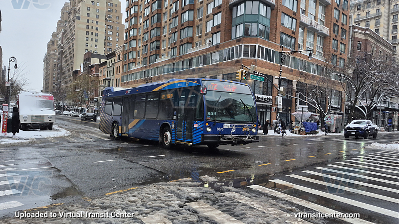 New York City Transit Bus #8575 on the M72
New York City Transit Bus #8575 on the M72
