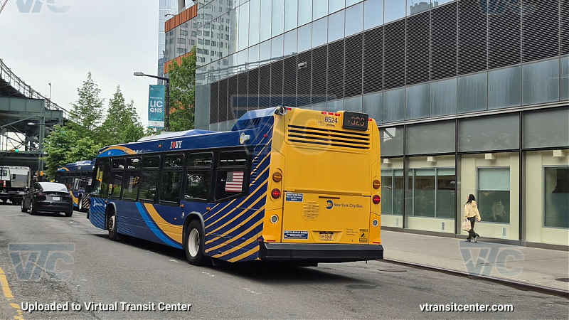 New York City Transit Bus #8524 on the T323 7 shuttle 
New York City Transit Bus #8524 on the T323 7 shuttle 
