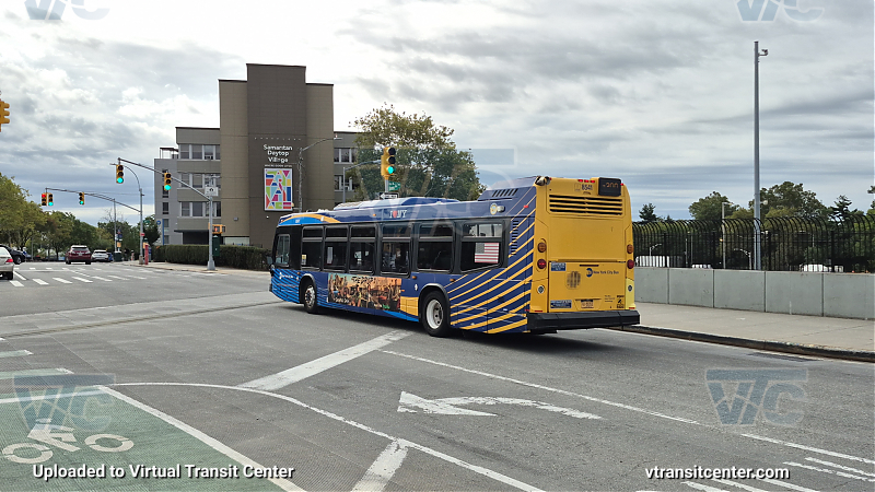 New York City Transit Bus #8541 on the T300 E shuttle 
New York City Transit Bus #8541 on the T300 E shuttle 
