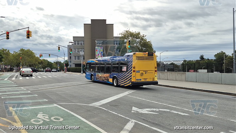 New York City Transit Bus #8541 on the T300 E shuttle 
New York City Transit Bus #8541 on the T300 E shuttle 
