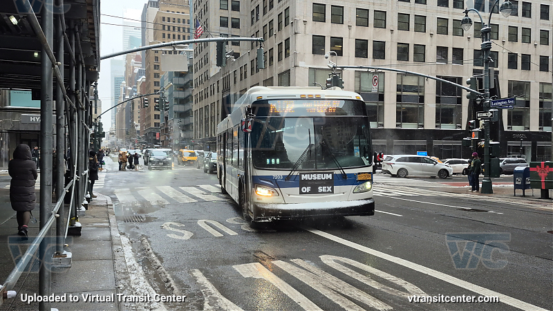 New York City Transit #7203 on the M102
New York City Transit #7203 on the M102
