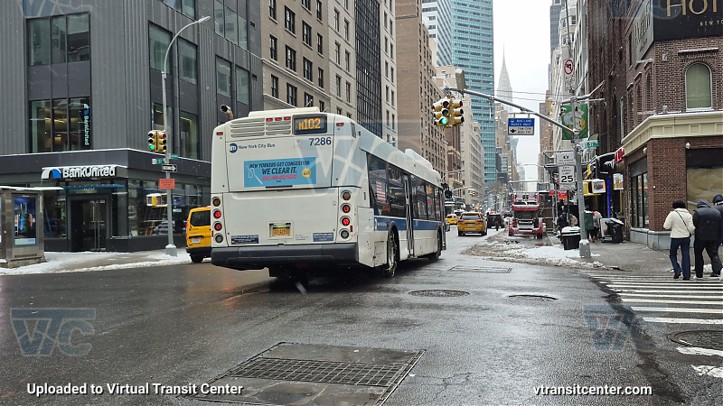 New York City Transit #7286 on the M102
New York City Transit #7286 on the M102
