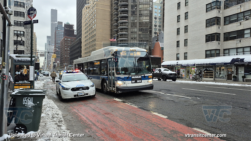 New York City Transit #7299 on the M15 Local
New York City Transit #7299 on the M15 Local
