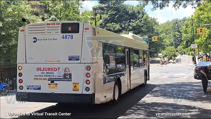 2011 NFI XD40 #4878 on the Franklin Ave Shuttle
2011 NFI XD40 #4878 on the Franklin Ave Shuttle
