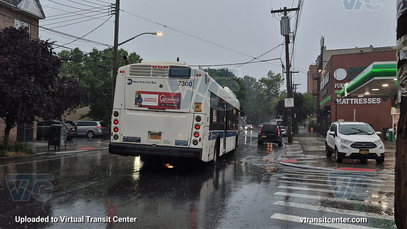 New York City Transit #7300 on the T453 3 shuttle 
New York City Transit #7300 on the T453 3 shuttle 
