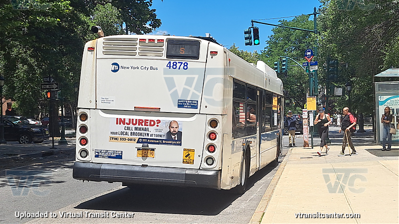 2011 NFI XD40 #4878 on the Franklin Ave Shuttle
2011 NFI XD40 #4878 on the Franklin Ave Shuttle
