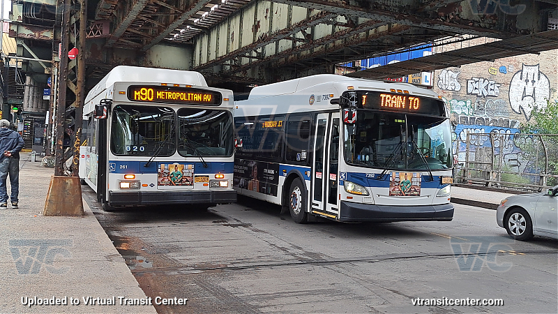 MTA New York City 7392 on the B108 J shuttle + 2012 NFI C40LF #261 on the B107 shuttle
2015 NFI XD40 #7392 on the B108 J shuttle + 2012 NFI C40LF #261 on the B107 shuttle

