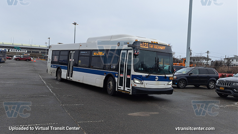 MTA New York City 7379 on the Q121 A shuttle 
2015 NFI XD40 #7379 on the Q121 A shuttle 
