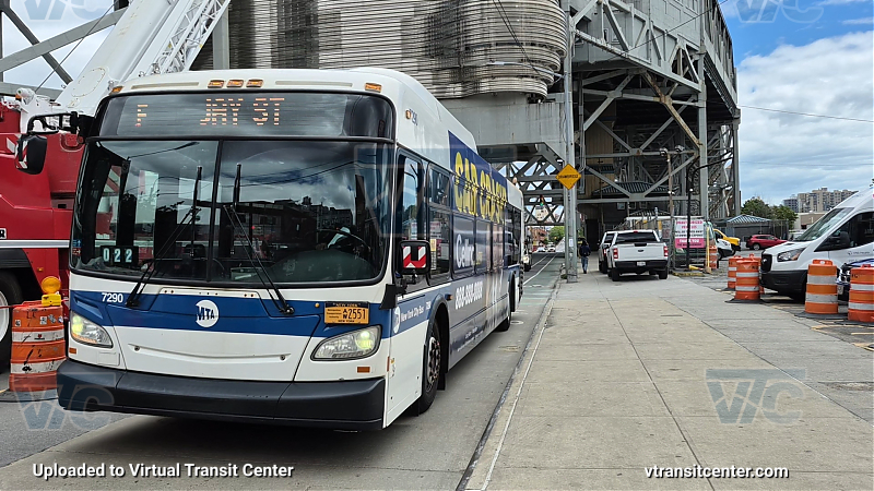 2015 NFI XD40 #7290 on the F shuttle 
2015 NFI XD40 #7290 on the F shuttle 
