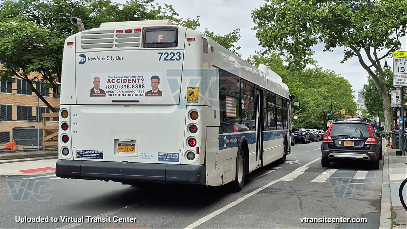 2015 NFI XD40 #7223 on the F shuttle 
2015 NFI XD40 #7223 on the F shuttle 
