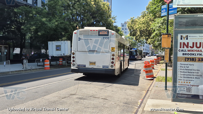 2015 NFI XD40 #7108 on the B104 J shuttle
2015 NFI XD40 #7108 on the B104 J shuttle

