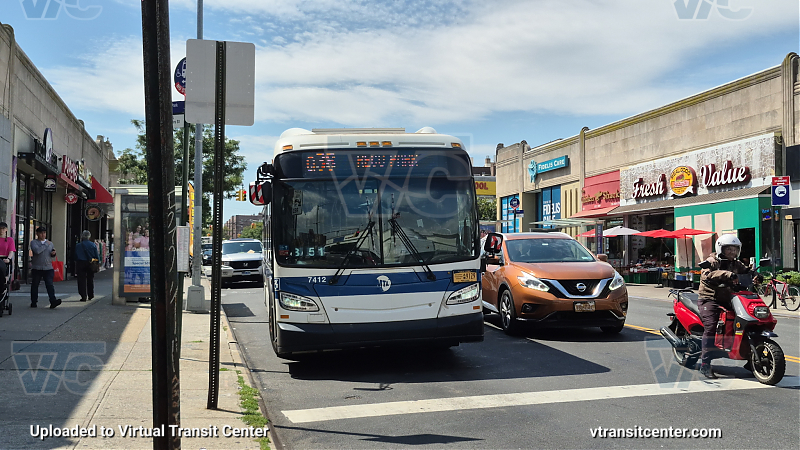MTA New York City 7412 on the Q38
2015 NFI XD40 #7412 on the Q38
