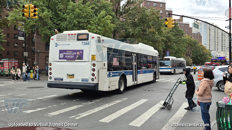 MTA New York City 7388 on the T321 7 shuttle (signed to Q118)
2015 NFI XD40 #7388 on the T321 7 shuttle (signed to Q118)

