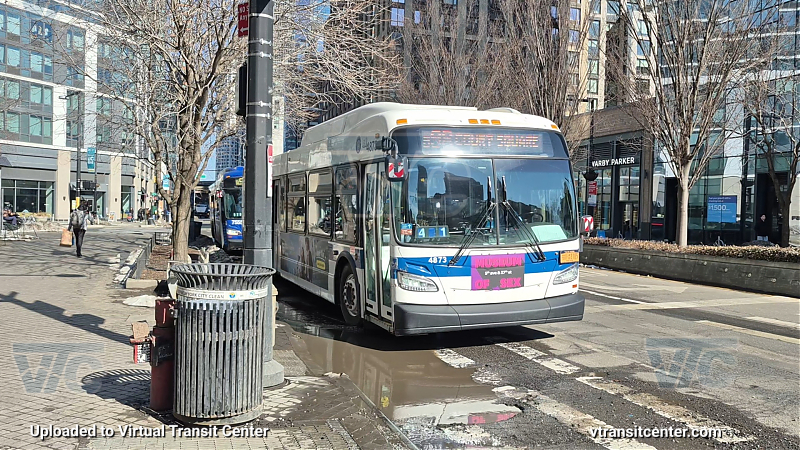 MTA New York City 4873 on the B98 G shuttle
2011 NFI XD40 #4873 on the B98 G shuttle
