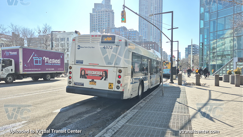 MTA New York City 4873 on the B98 G shuttle
2011 NFI XD40 #4873 on the B98 G shuttle
