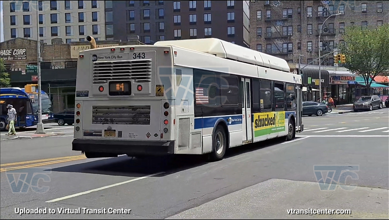 2012 NFI C40LF #343 on the 4 shuttle 
2012 NFI C40LF #343 on the 4 shuttle 
