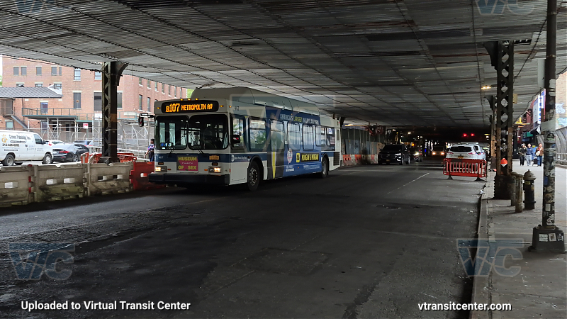 MTA New York City 467 on the B107 M shuttle 
2012 NFI C40LF #467 on the B107 M shuttle 
