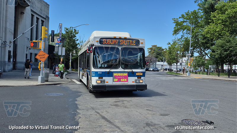 MTA New York City 542 on the T103 6 shuttle 
2012 NFI C40LF #542 on the T103 6 shuttle 
